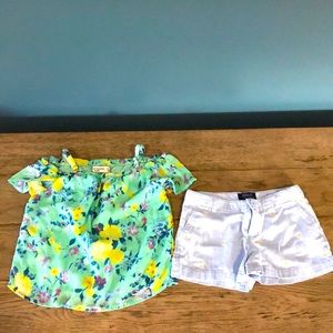 Polo Shorts in Size 6 and Abercrombie Shirt in Size 5/6.